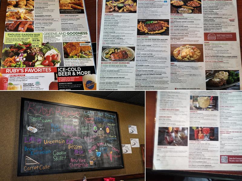 Ruby Tuesday Menu