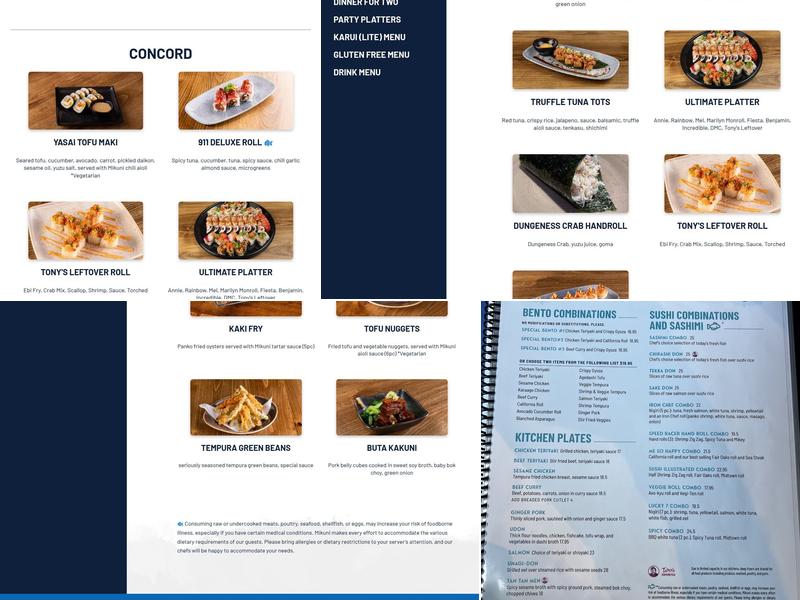 Mikuni | Elk Grove Menu