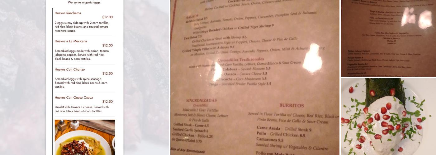 de Mole Menu