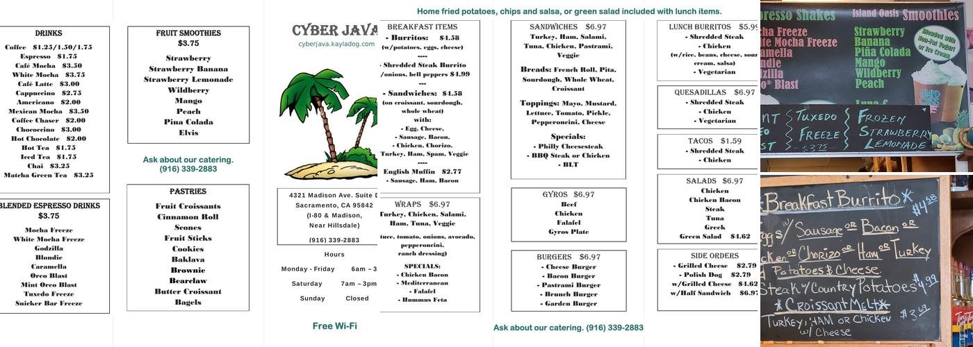 Cyber Java Menu