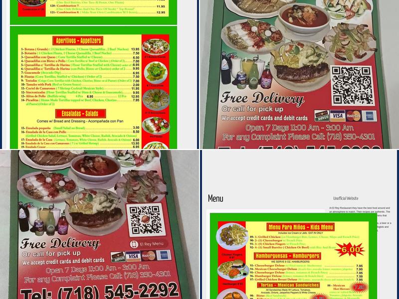 El Rey Menu