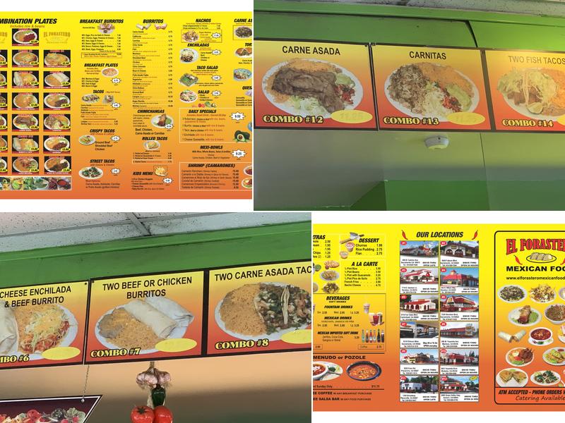 El Forastero | Méxican Food Menu