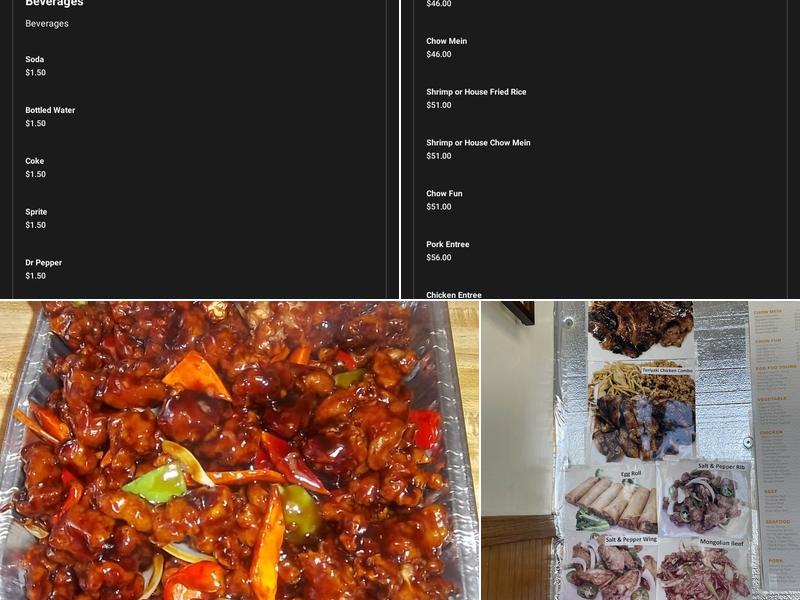 Cathay Express Menu