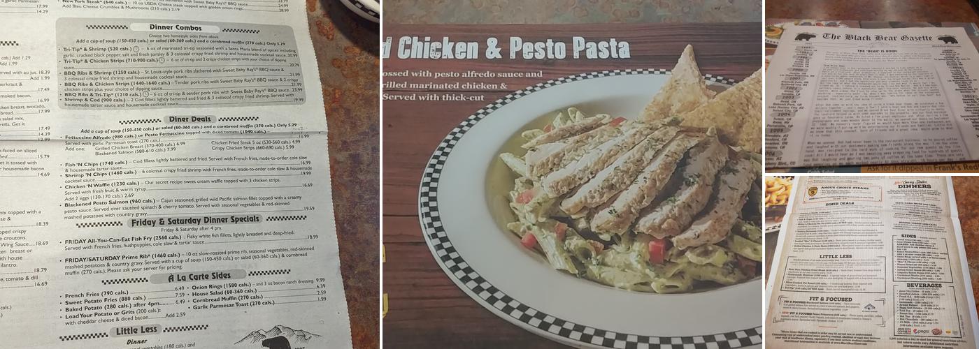 Black Bear Diner Citrus Heights Menu