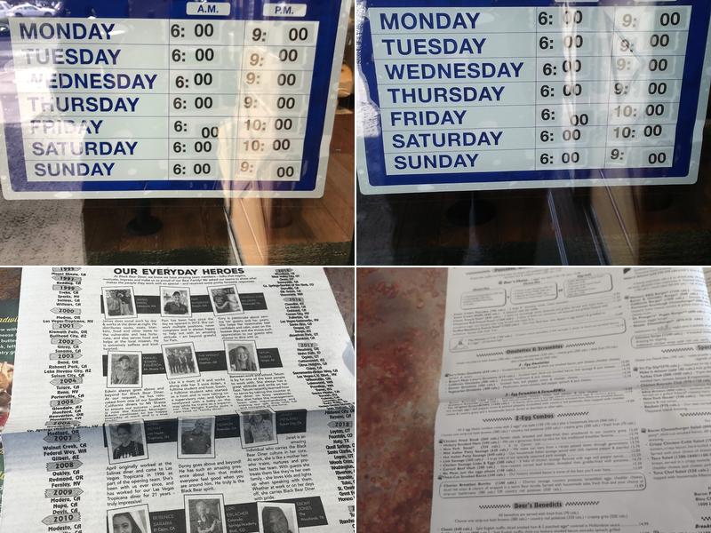 Black Bear Diner Menu