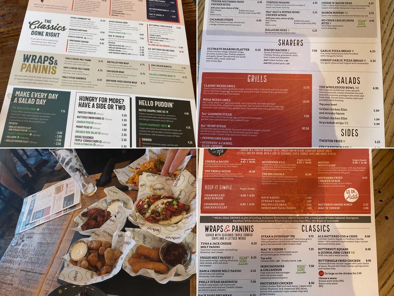 O'Neill'S Broad Street Menu