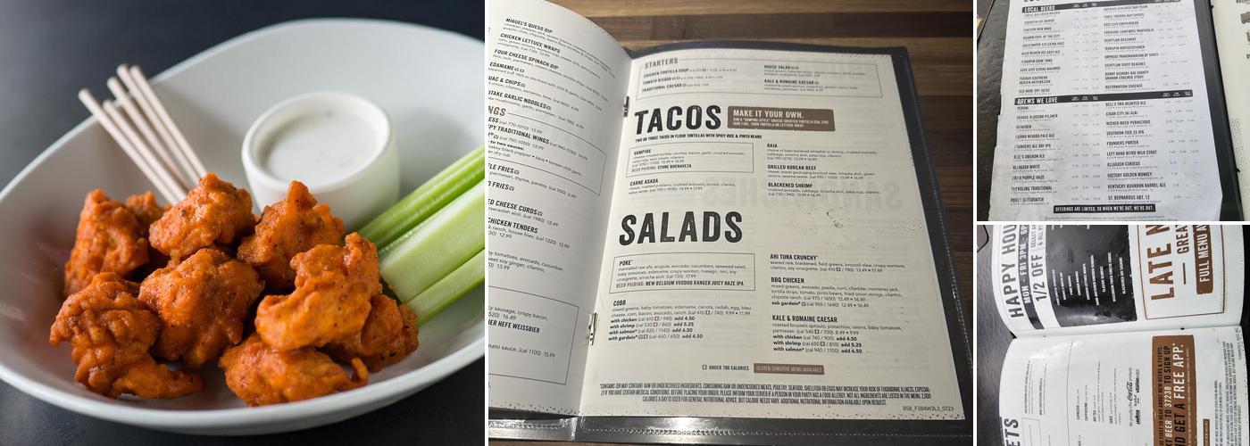 Yard House Menu