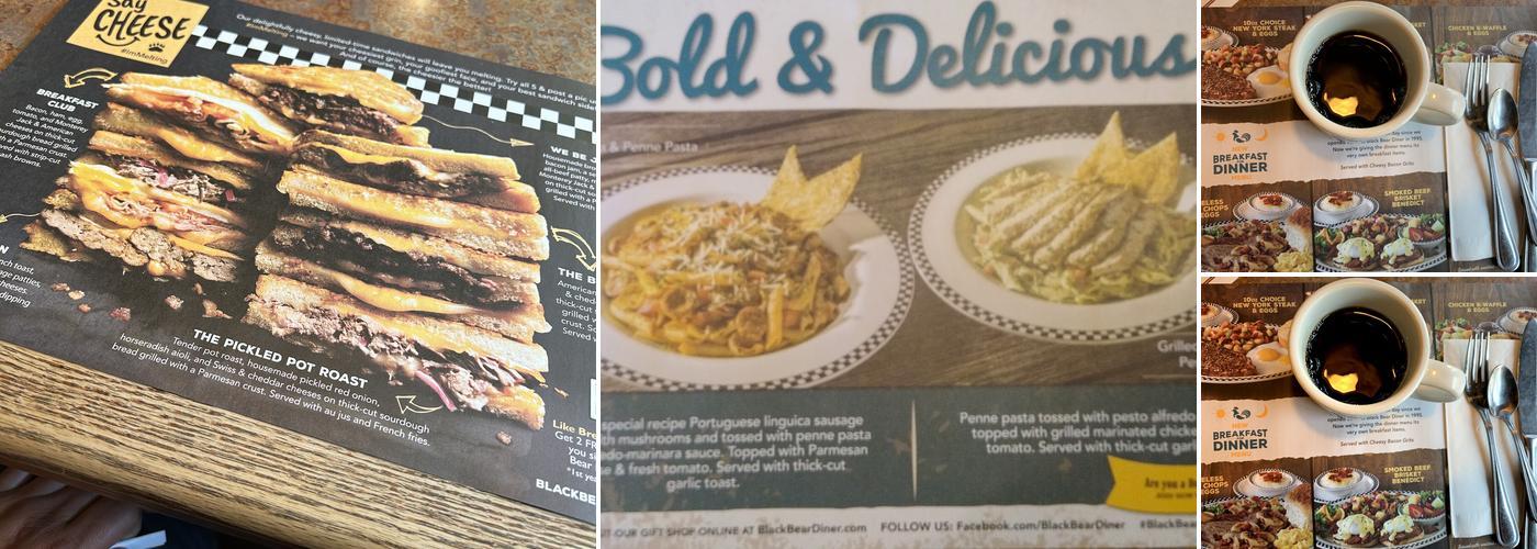 Black Bear Diner Davis Menu