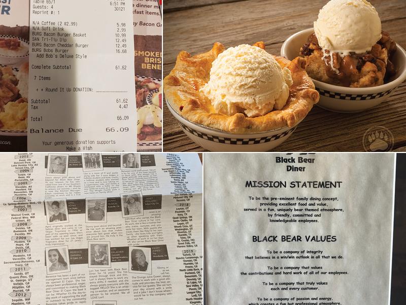 Black Bear Diner Auburn Menu