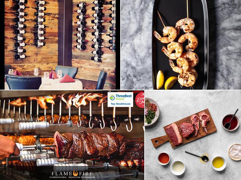 Flame & Fire Brazilian Steakhouse 963 Pleasant Grove Blvd #100, Roseville