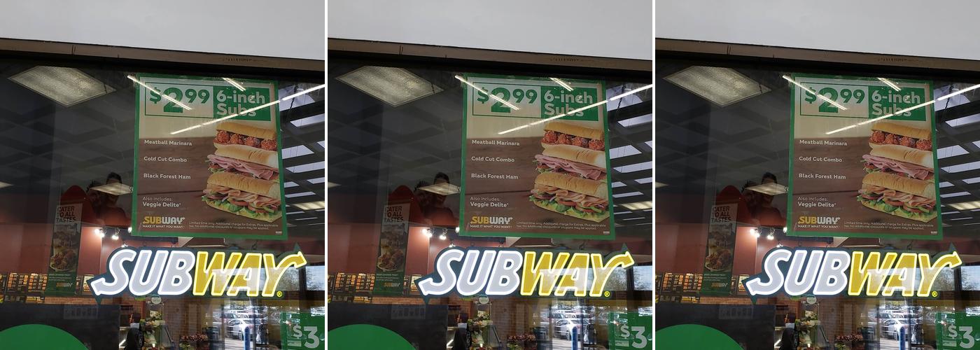 Subway Menu