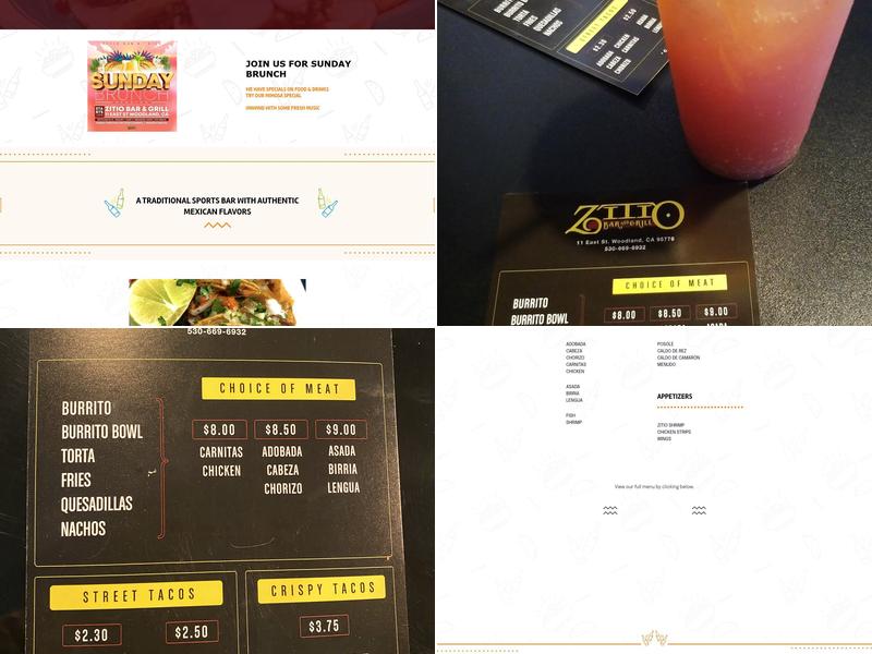 Zitio Menu