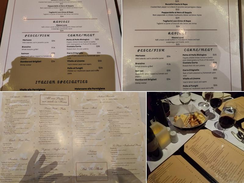 Trattoria L'incontro Menu