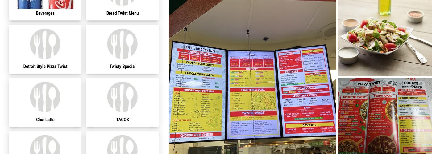 Pizza Twist Menu