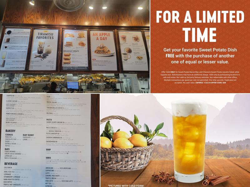 Corner Bakery Menu