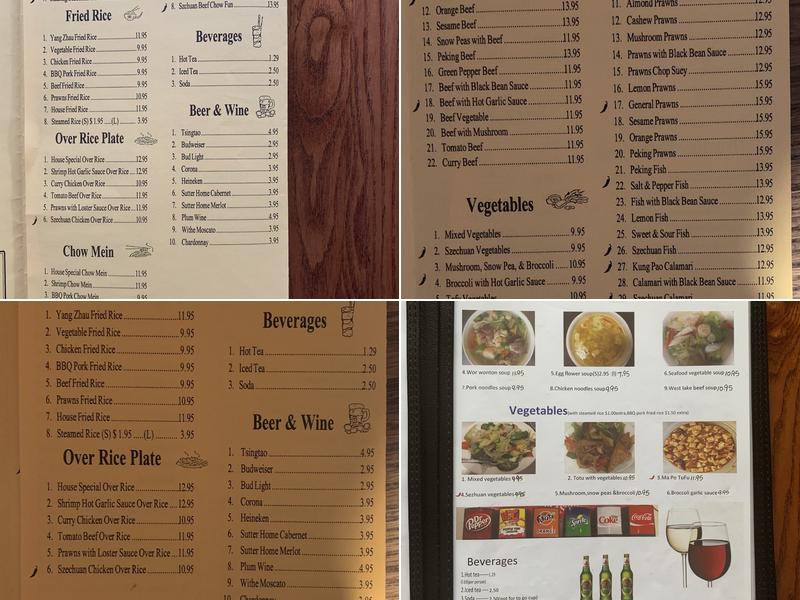 Lucky Chinese Restaurant Menu