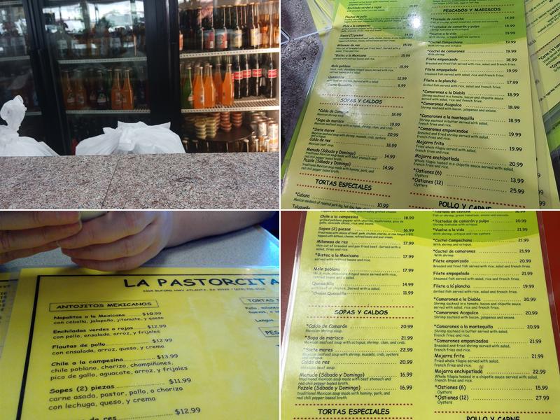La Pastorcita Menu