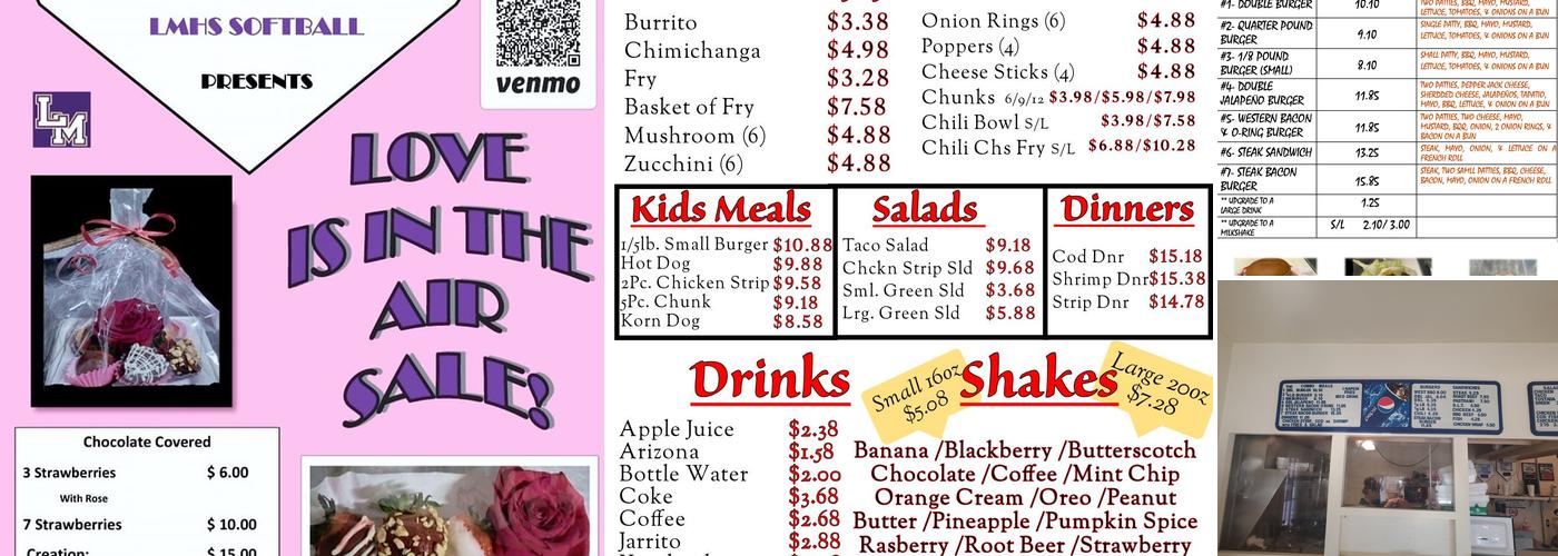 Burger Shack Menu