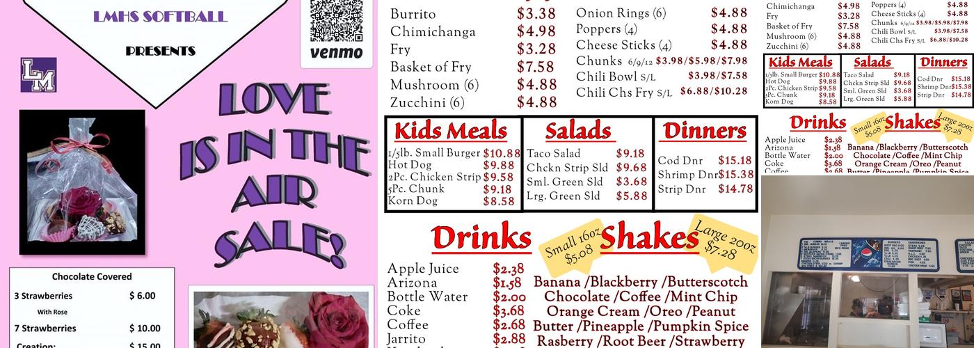 Burger Shack Menu