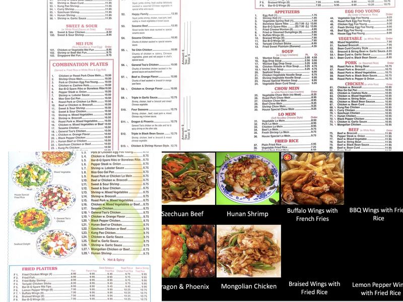 Hop Shing Menu