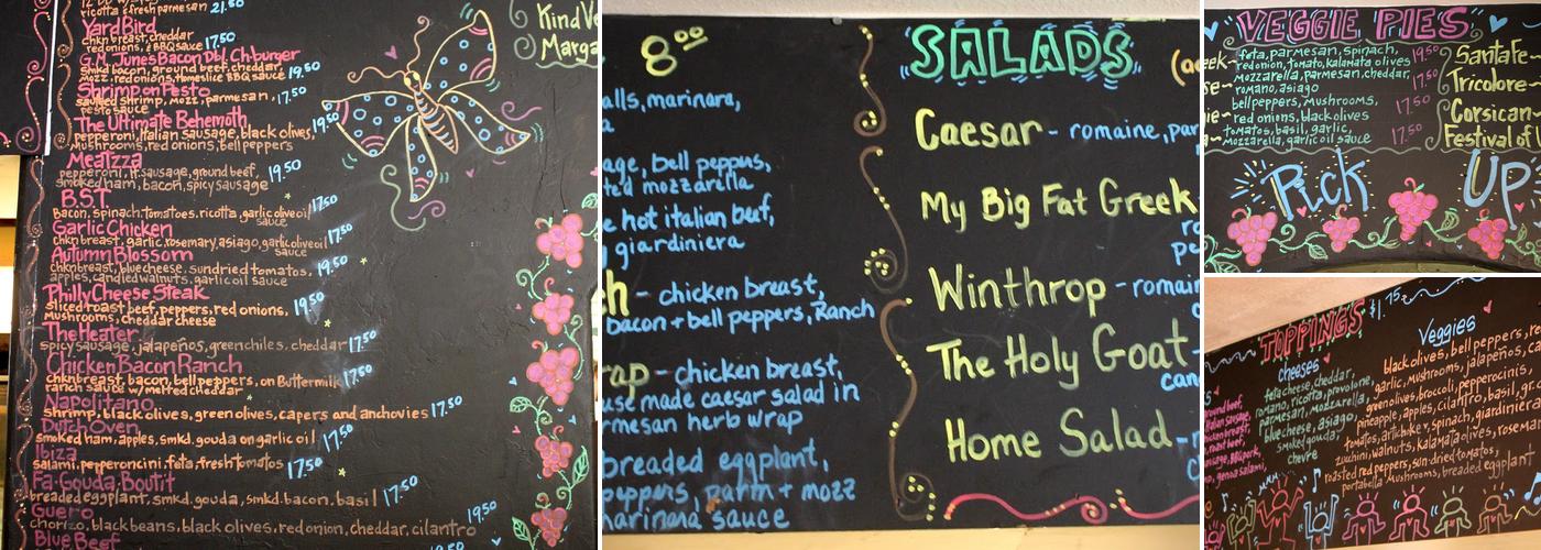 HomeSlice Pizza Menu