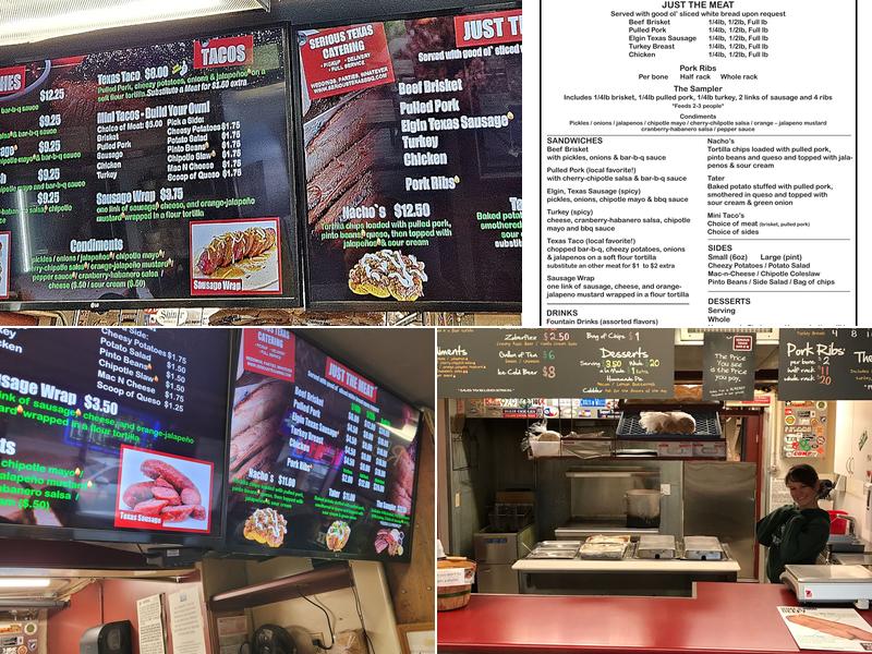 Serious Texas BBQ North Durango, CO. Menu