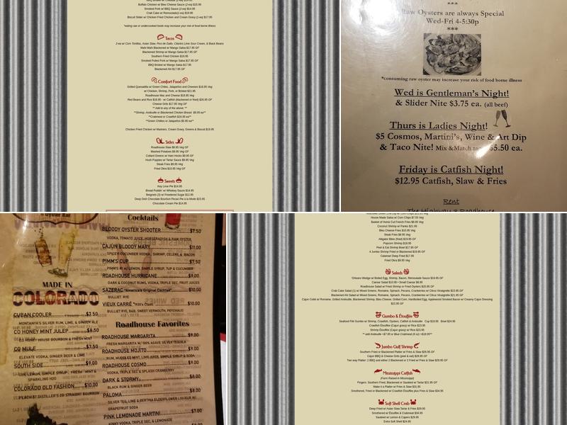 Highway 3 Roadhouse & Oyster Bar Menu