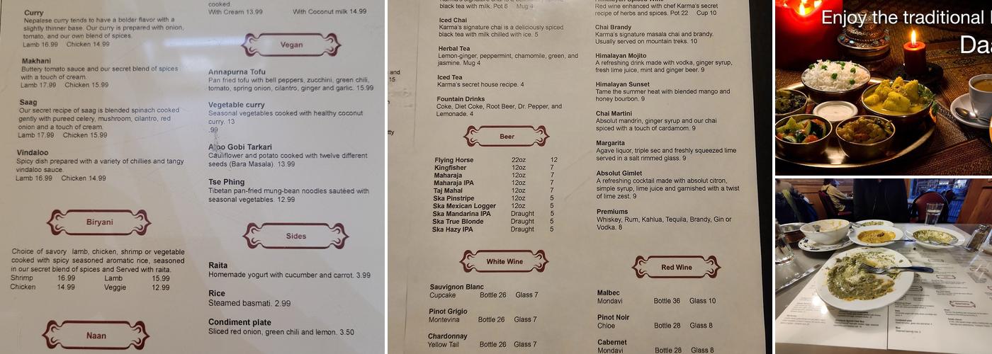 Himalayan Kitchen Menu