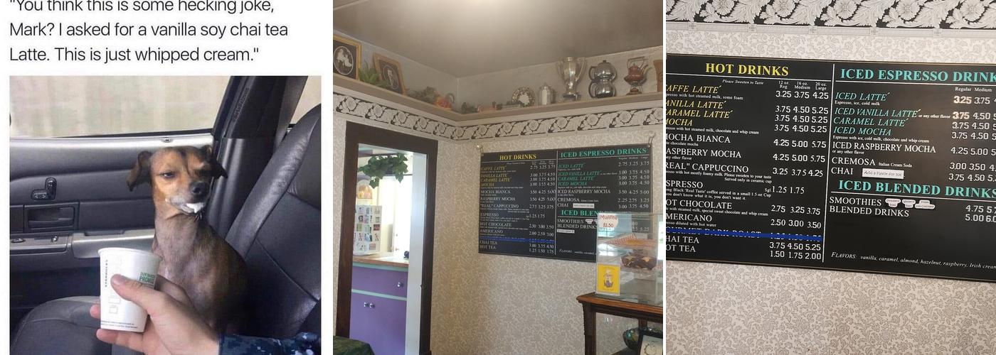 Coffee Barn Menu