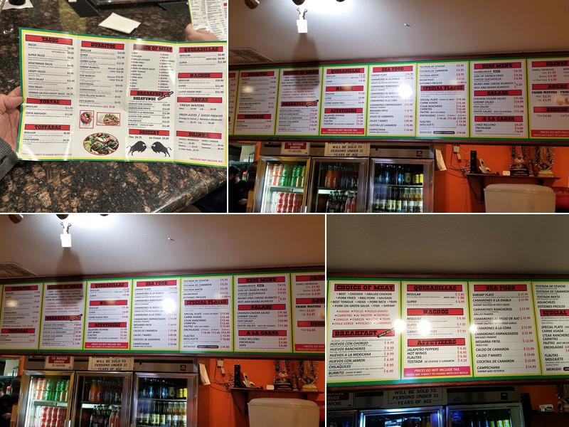 El Bramido | Restaurant & Bar Menu