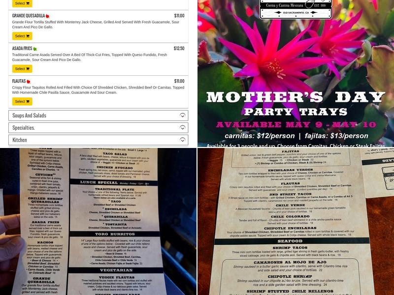 La Terraza Menu
