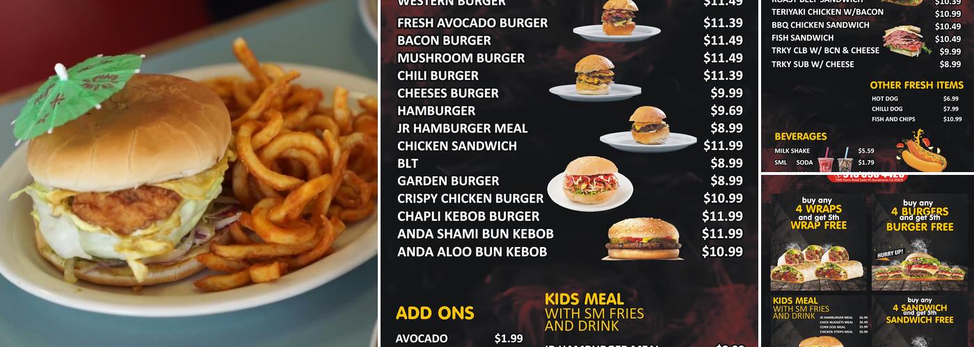 Burger Junction Menu