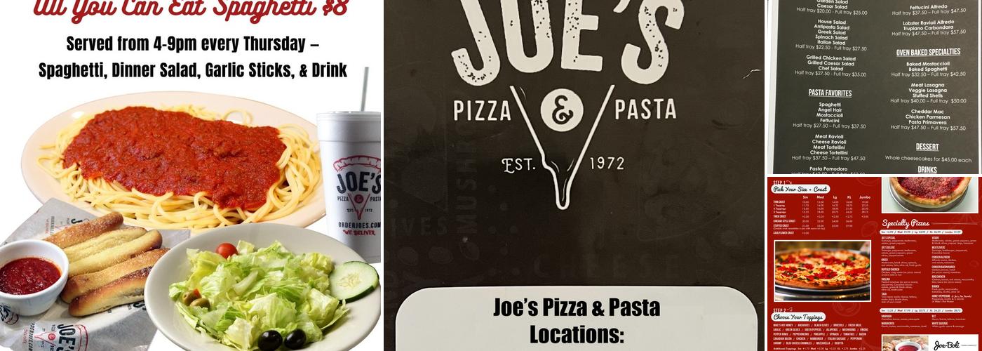 Joe's Pizza & Pasta Menu