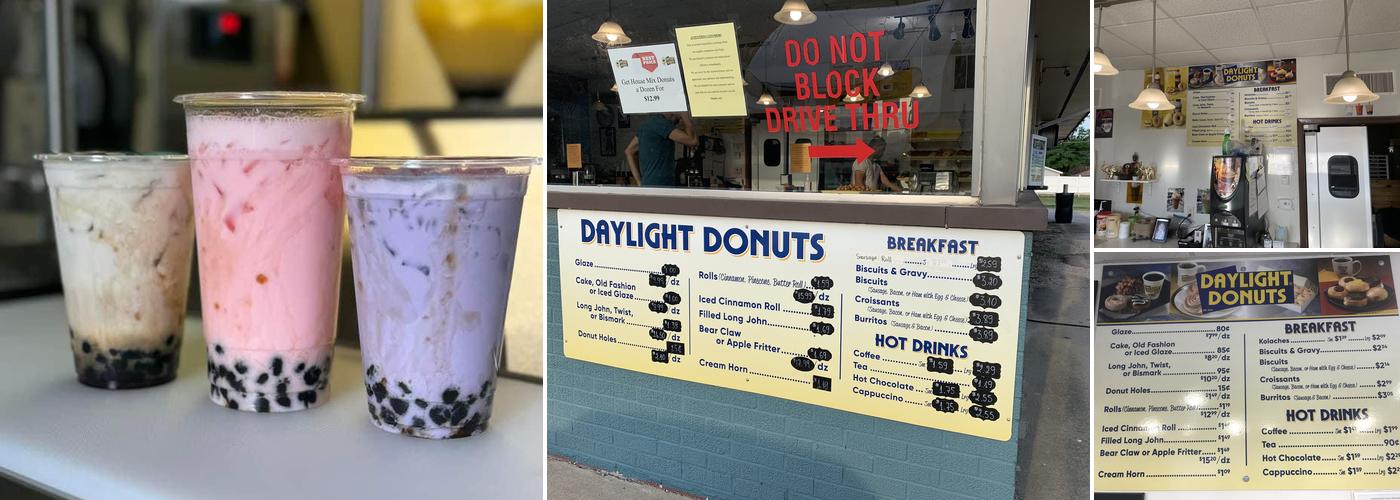 Daylight Donuts Menu