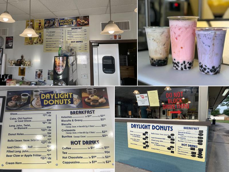 Daylight Donuts Menu