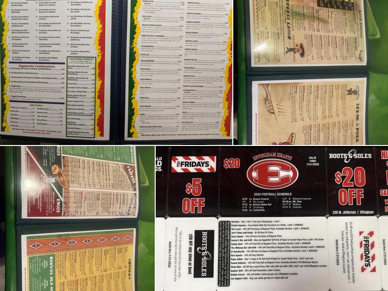 Puerto Vallarta Menu