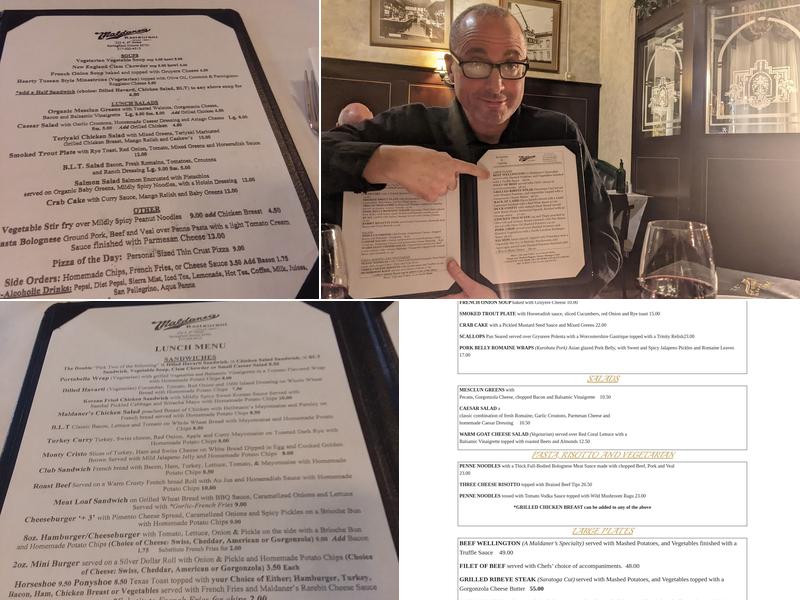 Maldaner's Restaurant Menu