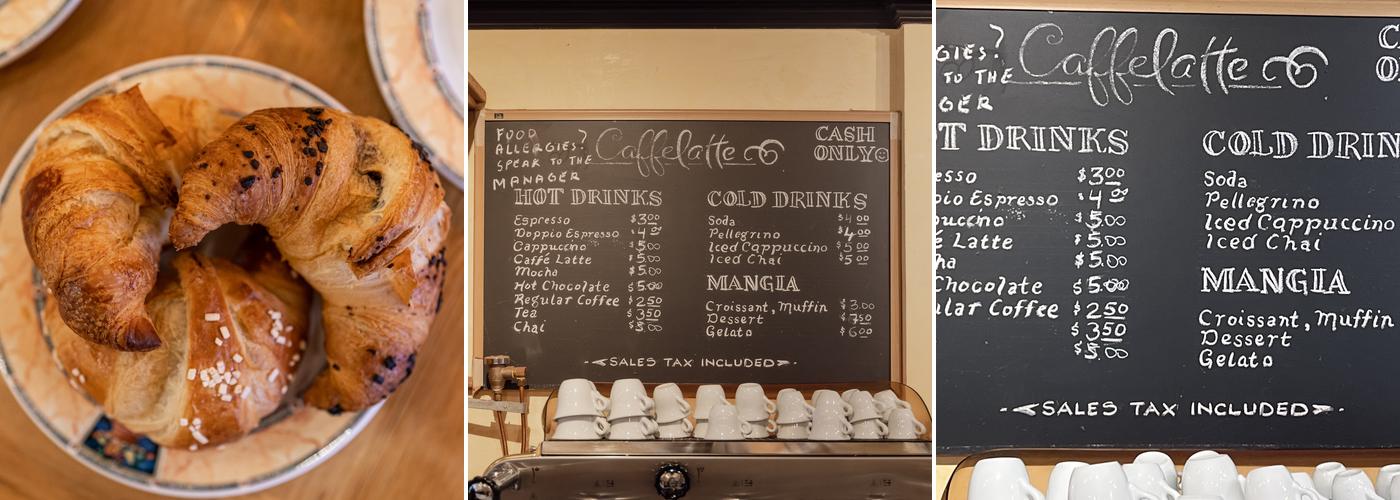 Caffelatte Menu