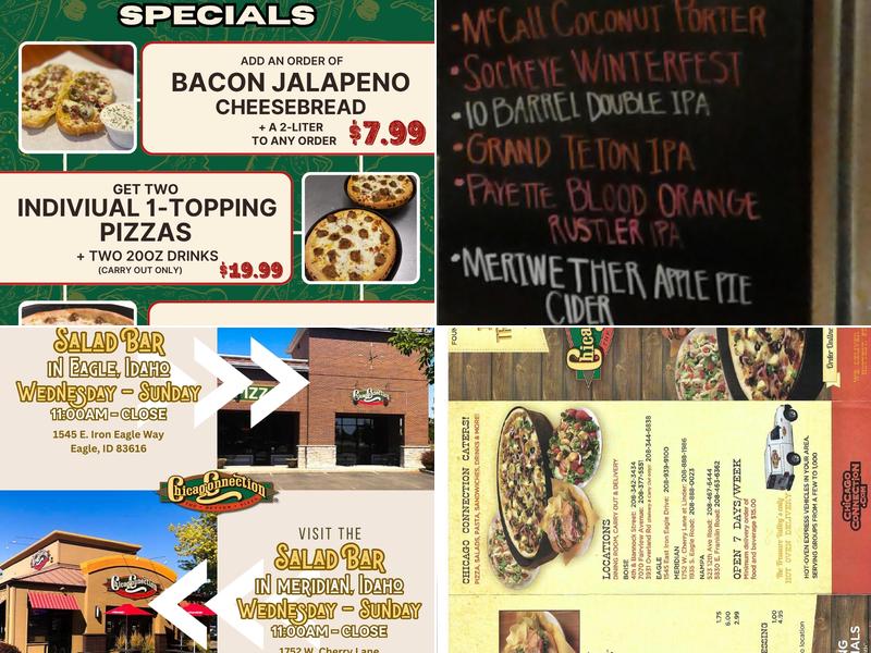 Chicago Connection - Downtown Menu