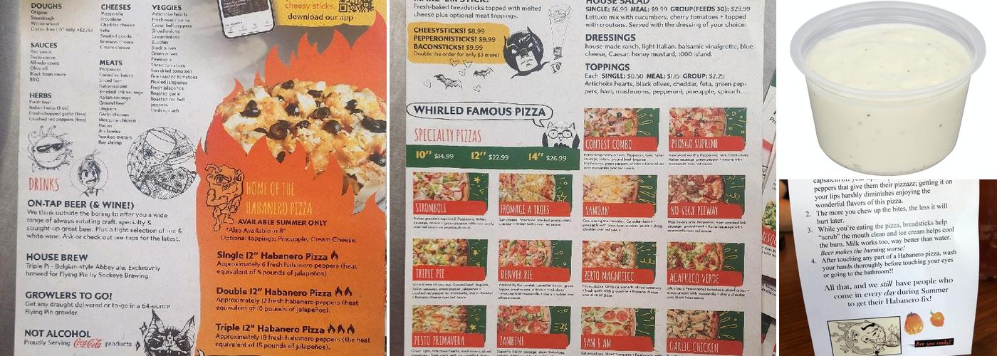 Flying Pie Pizzaria-Fairview Menu