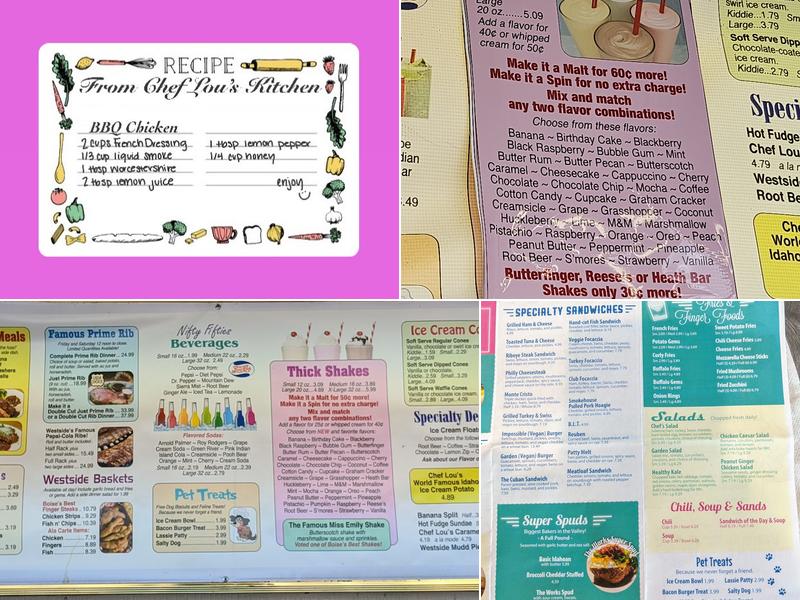 Westside Drive In Menu