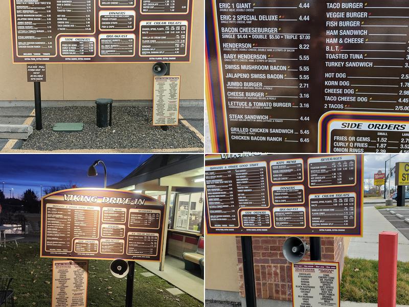 Viking Drive In Menu