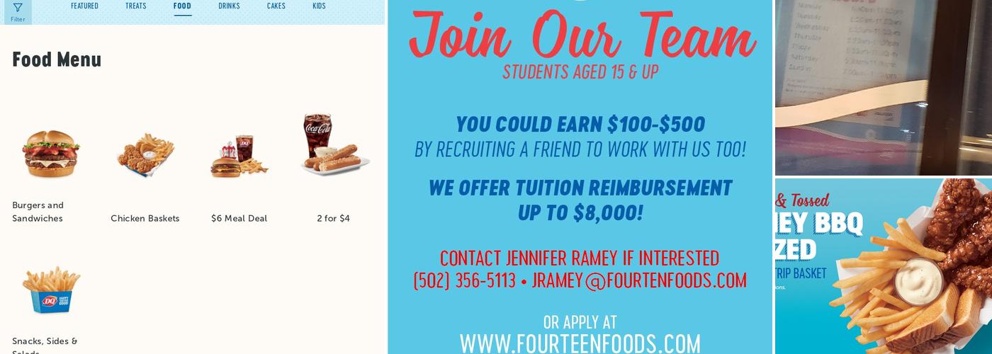 Dairy Queen Grill & Chill Menu