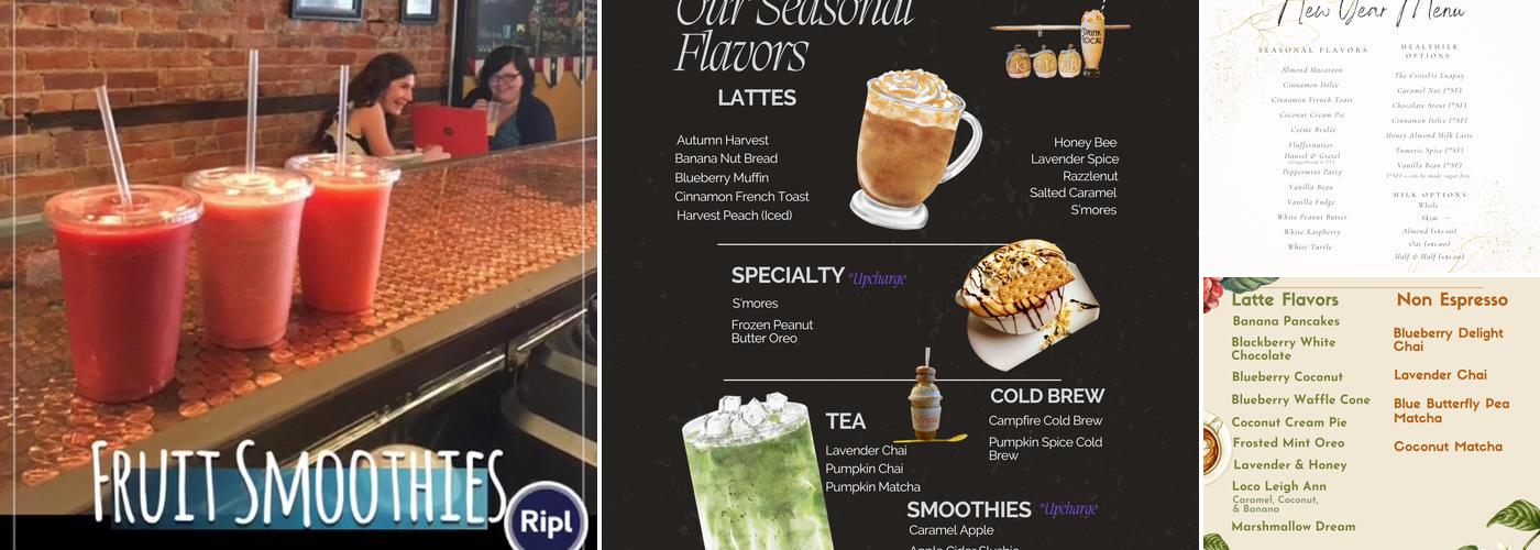 KentJava Bar Menu