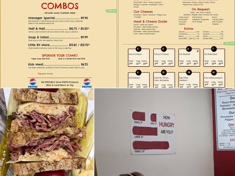 Cobby's Menu