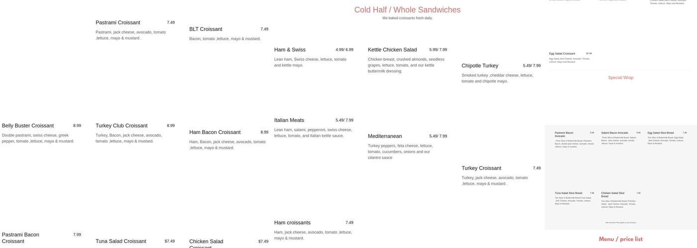 Soup Kettle Grille Menu