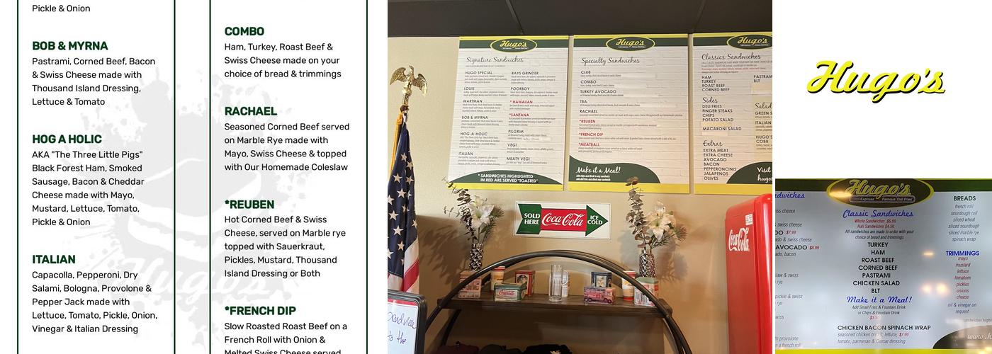 Hugo's Menu
