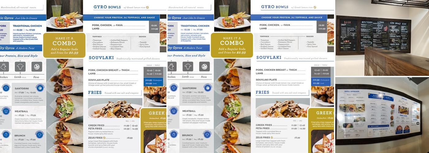 Meraki Greek Street Food Menu