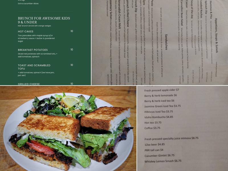 High Note Cafe Menu