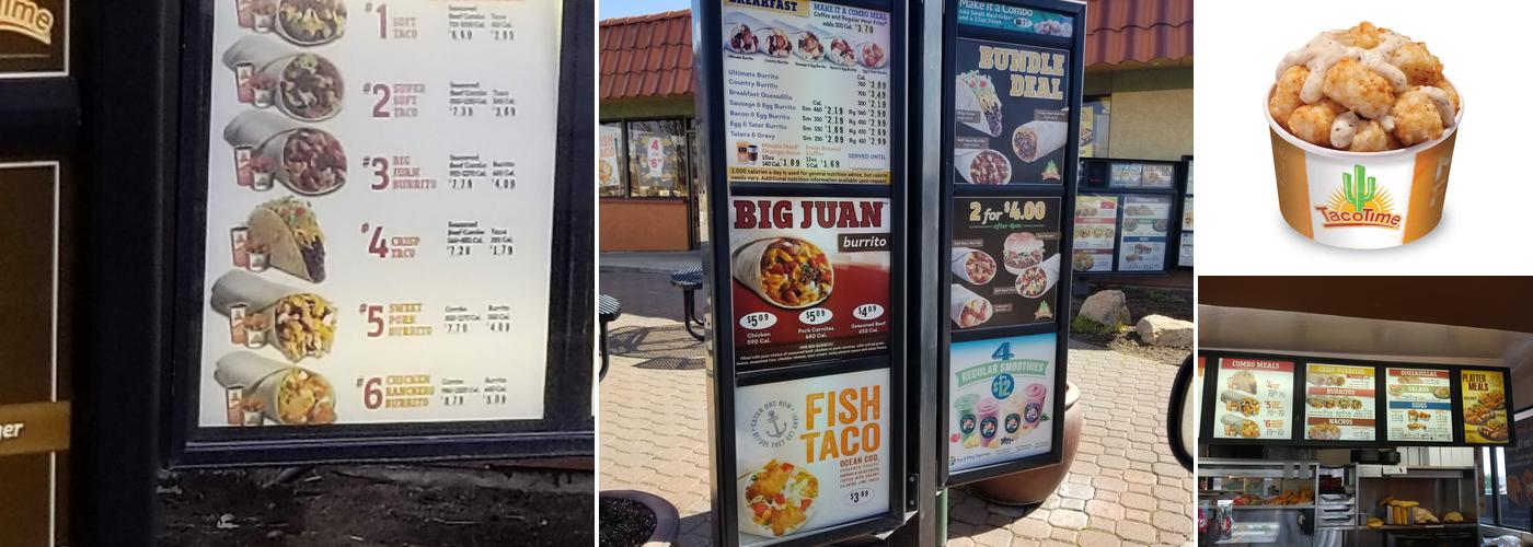 Taco Time Menu